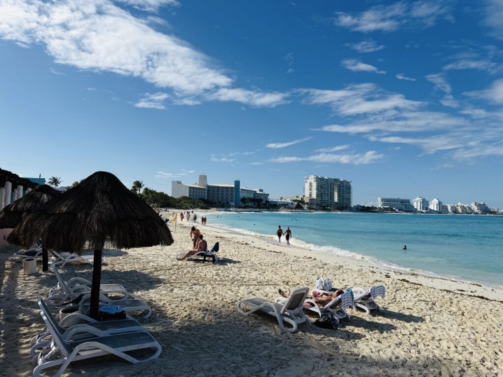 Main beach at Club Med Cancun