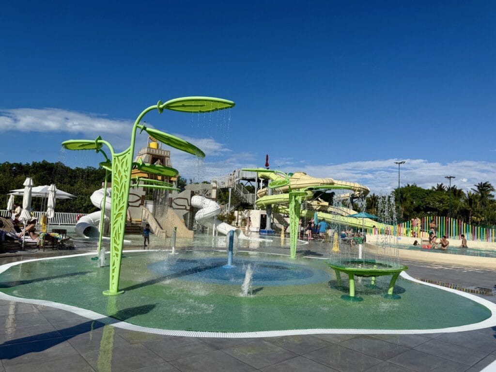Splash pad at Club Med Cancun