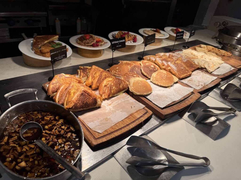 Breakfast at The Hacienda buffet at Club Med Cancun